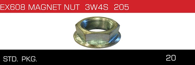 EX608 MAGNET NUT 3W4S 205